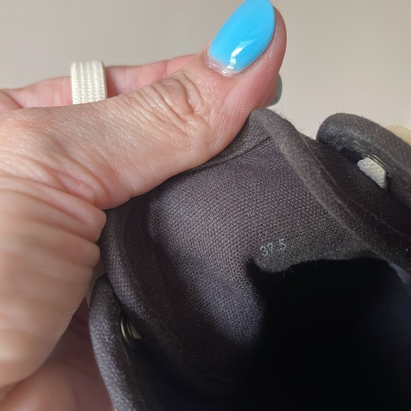 Rag and bone Black low top Retro Canvas Court Sneakers in size 7.5 - Picture 15 of 15